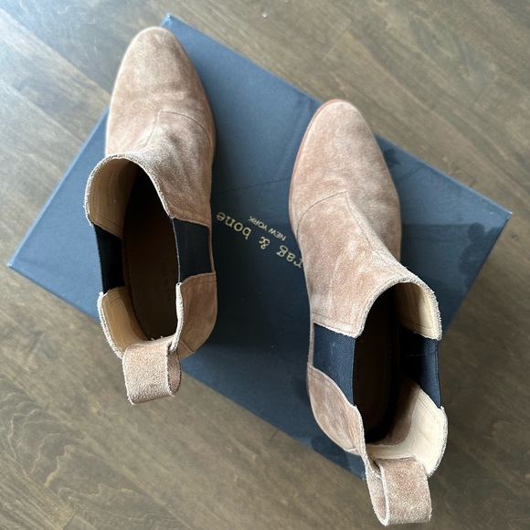 Rag & Bone Walker camel suede boots - Picture 8 of 8